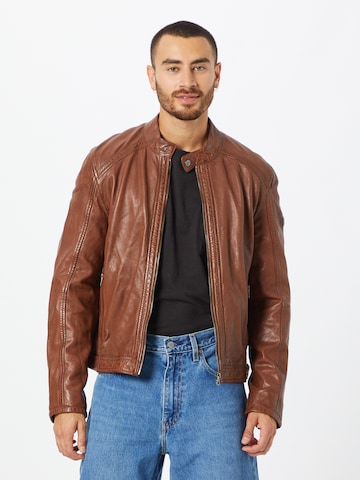 Gipsy Between-Season Jacket 'Duuk' in Brown: front