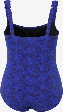 Ulla Popken Swimsuit in Blue