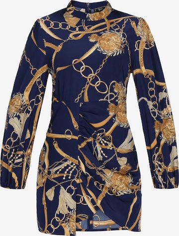 faina Cocktailjurk in Blauw: voorkant