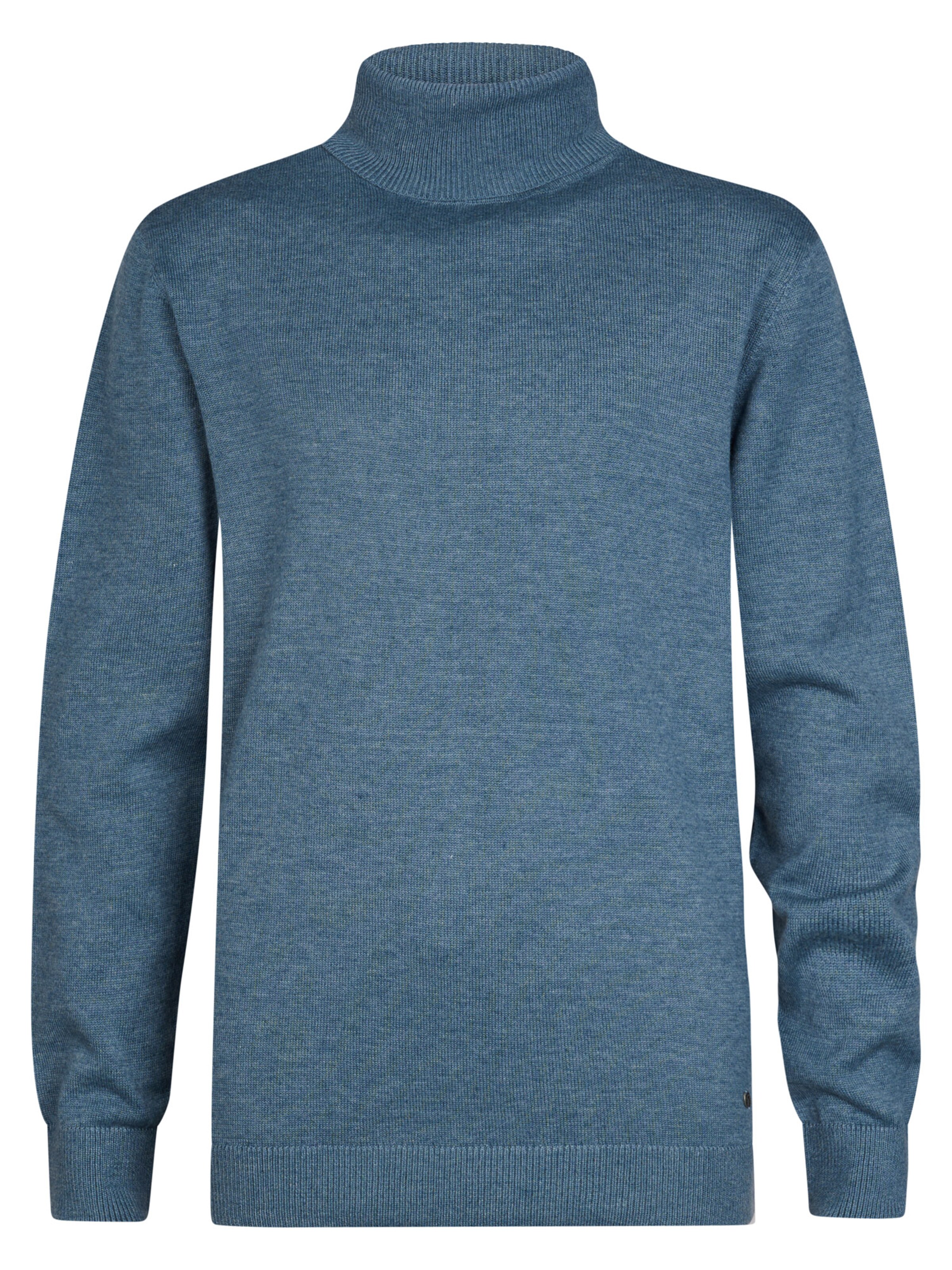 Petrol Industries Trui in Blauw: voorkant