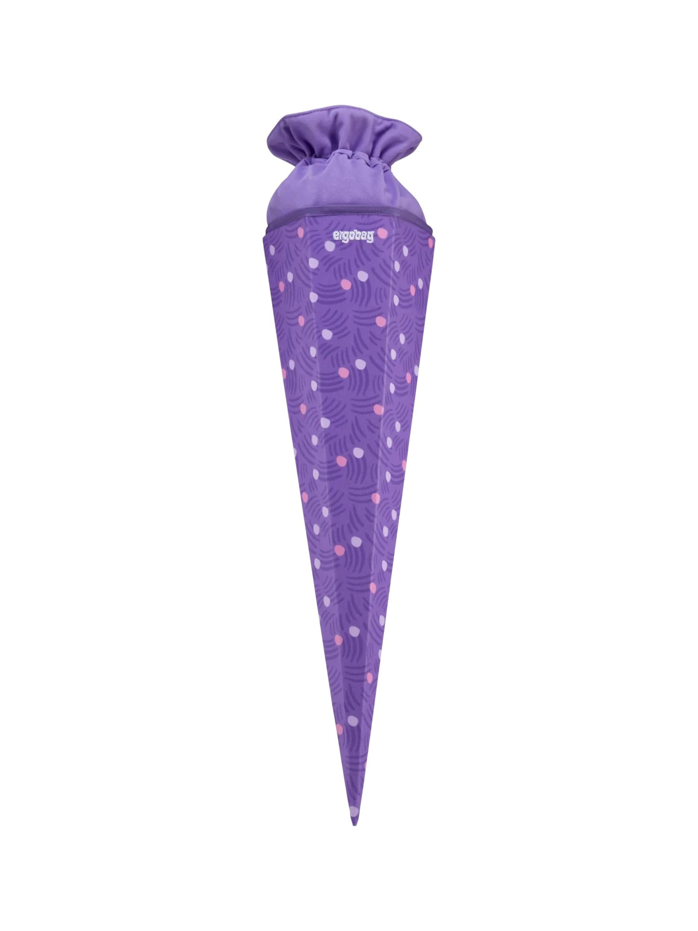 ergobag Bag 'Schultüte Schultüte' in Purple: front