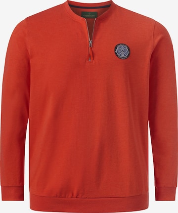 Sweat-shirt ' Earl Reuben ' Charles Colby en orange : devant