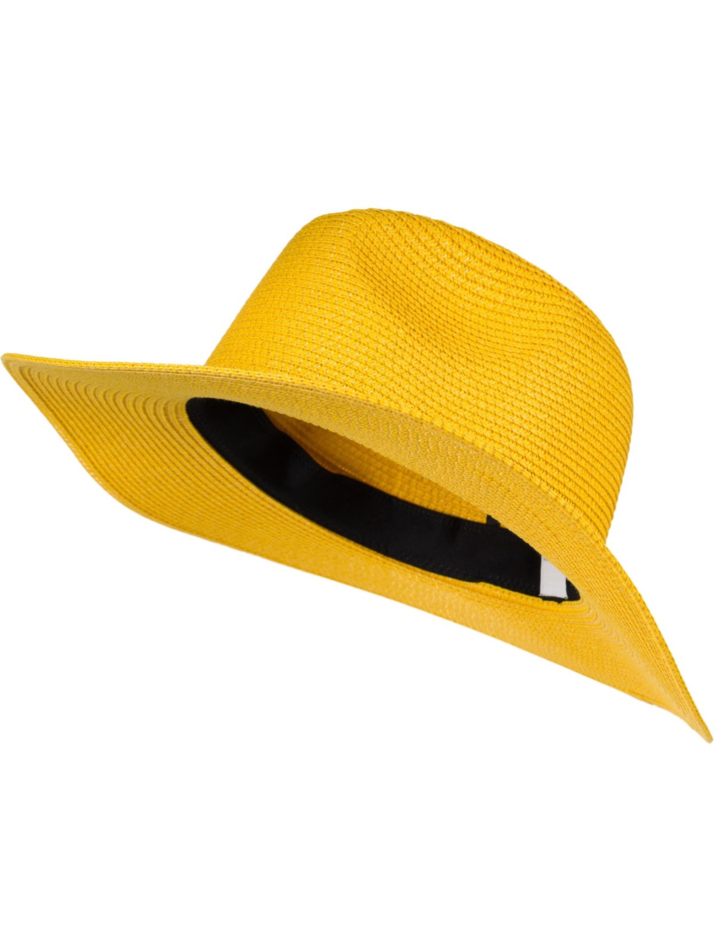 styleBREAKER Hut 'Panama Strohhut - Knautschhut'‌‌‌‌ in Gelb: Vorderseite