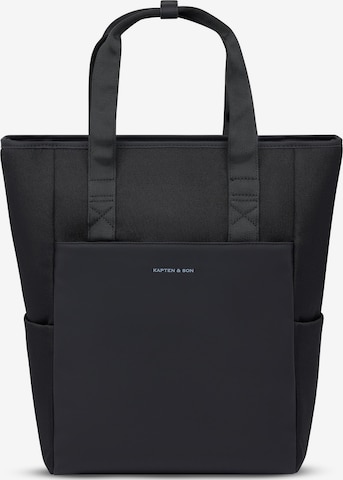 Kapten & Son Rucksack 'Lindby Pro' in Schwarz: Vorderseite