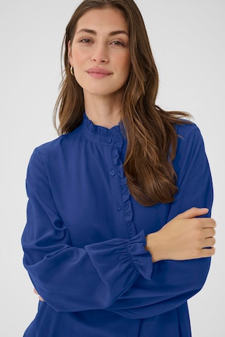 Chemisier 'Venea' Cream en bleu