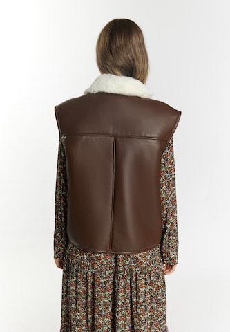 Gilet di DreiMaster Vintage in marrone