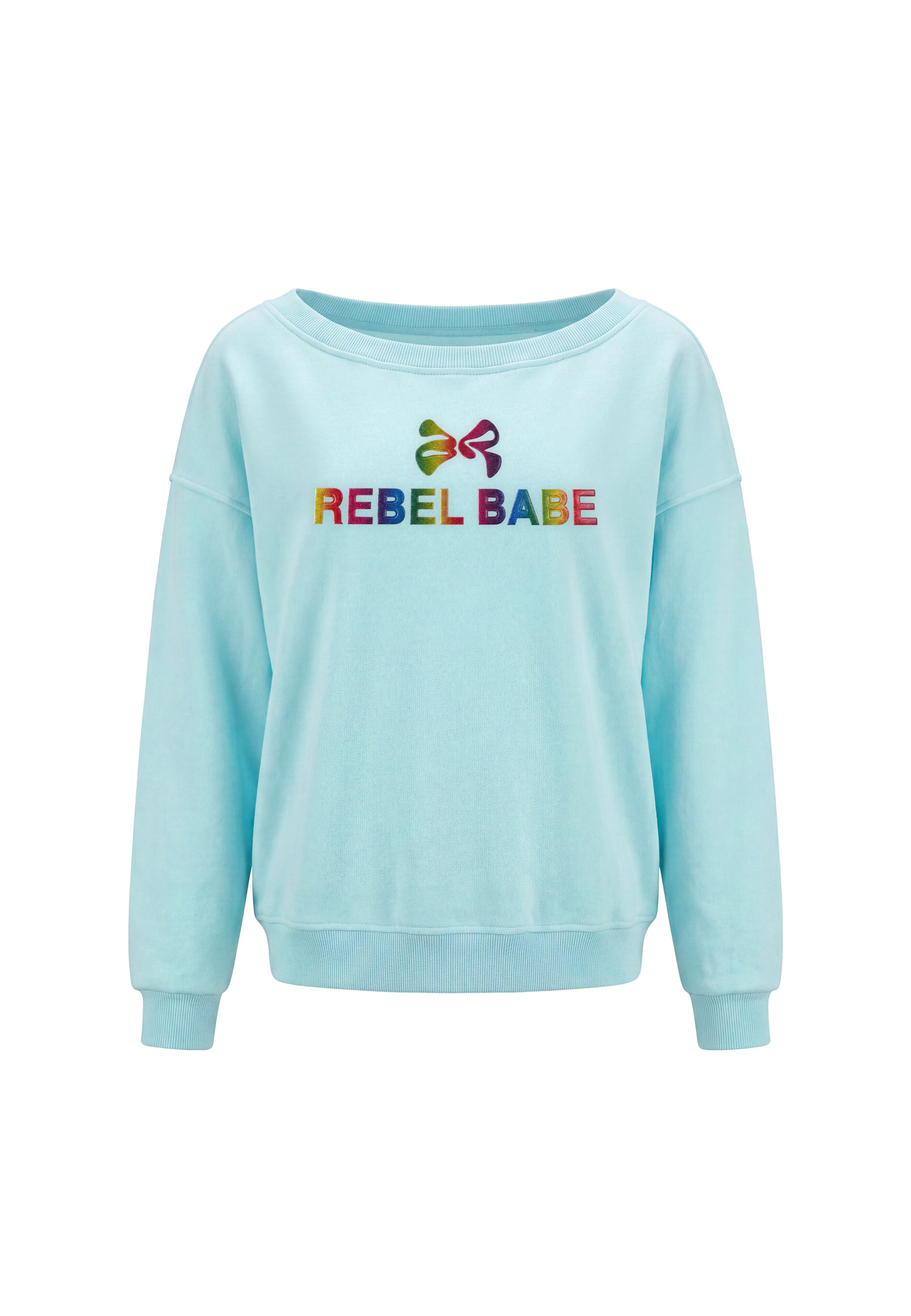 MYMO Sweatshirt in Blauw: voorkant