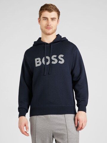 Pullover di BOSS in blu: frontale