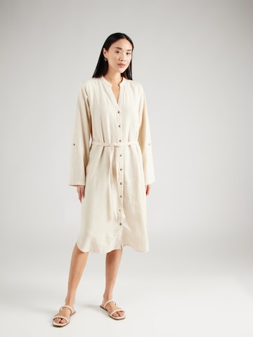 Robe-chemise 'SAY' JDY en beige : devant