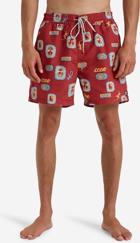 Shorts de bain 'Vacay 16' BILLABONG en rouge : devant