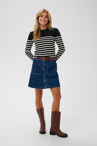 SAINT TROPEZ Sweter 'Mila' w kolorze czarny