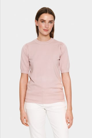 SAINT TROPEZ Sweater in Pink: front