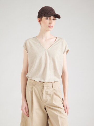 VERO MODA Shirt 'VMVIPS' in Beige: front
