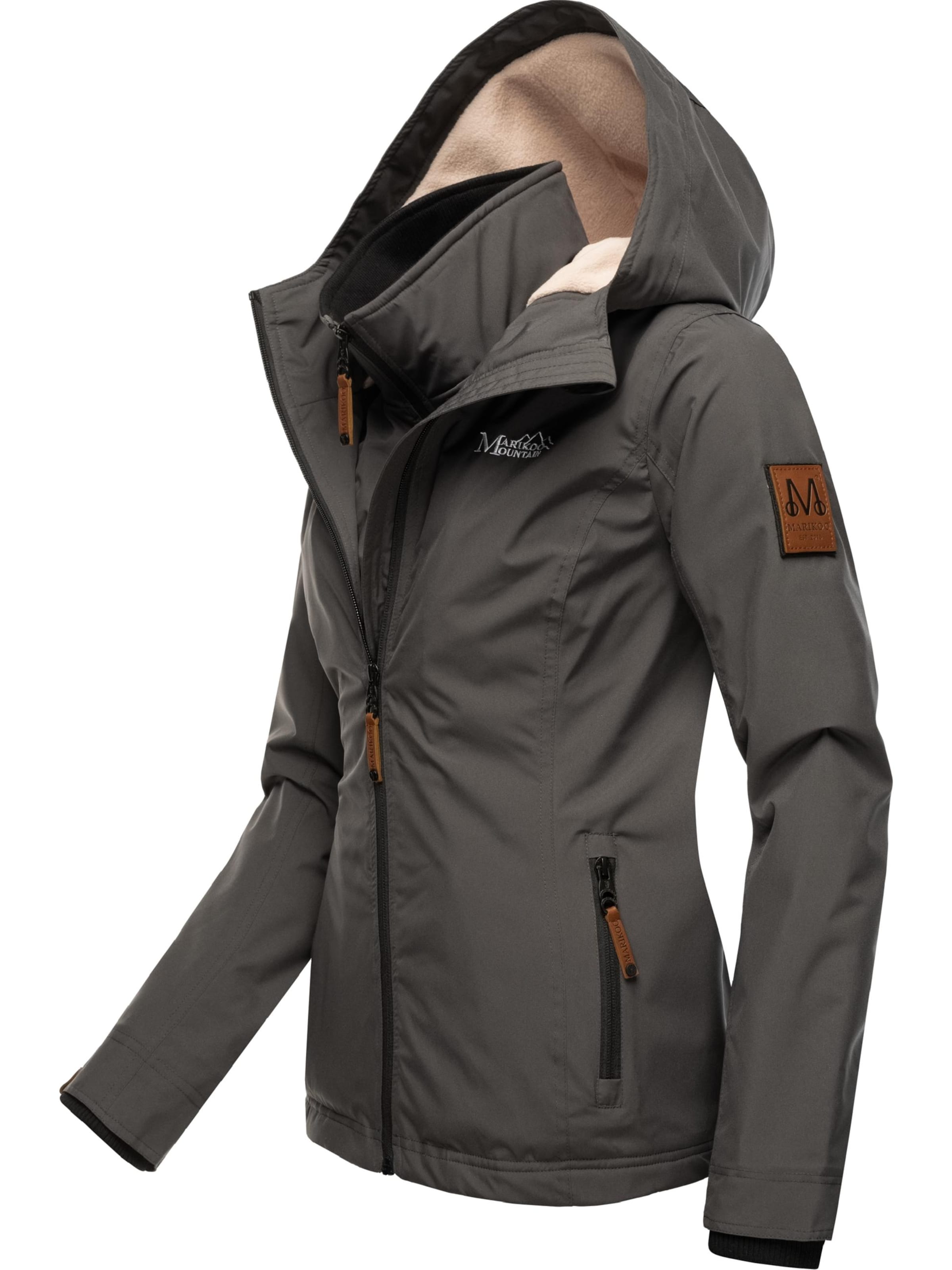 Geacă funcțională 'Erdbeere' de la MARIKOO pe gri