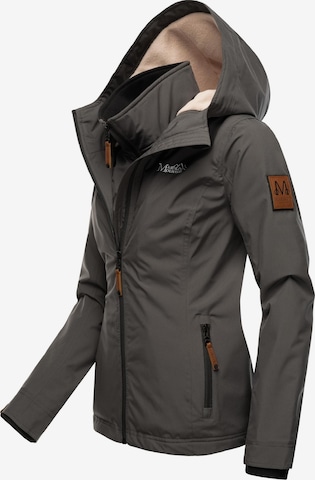 MARIKOO Weatherproof jacket 'Erdbeere' in Grey