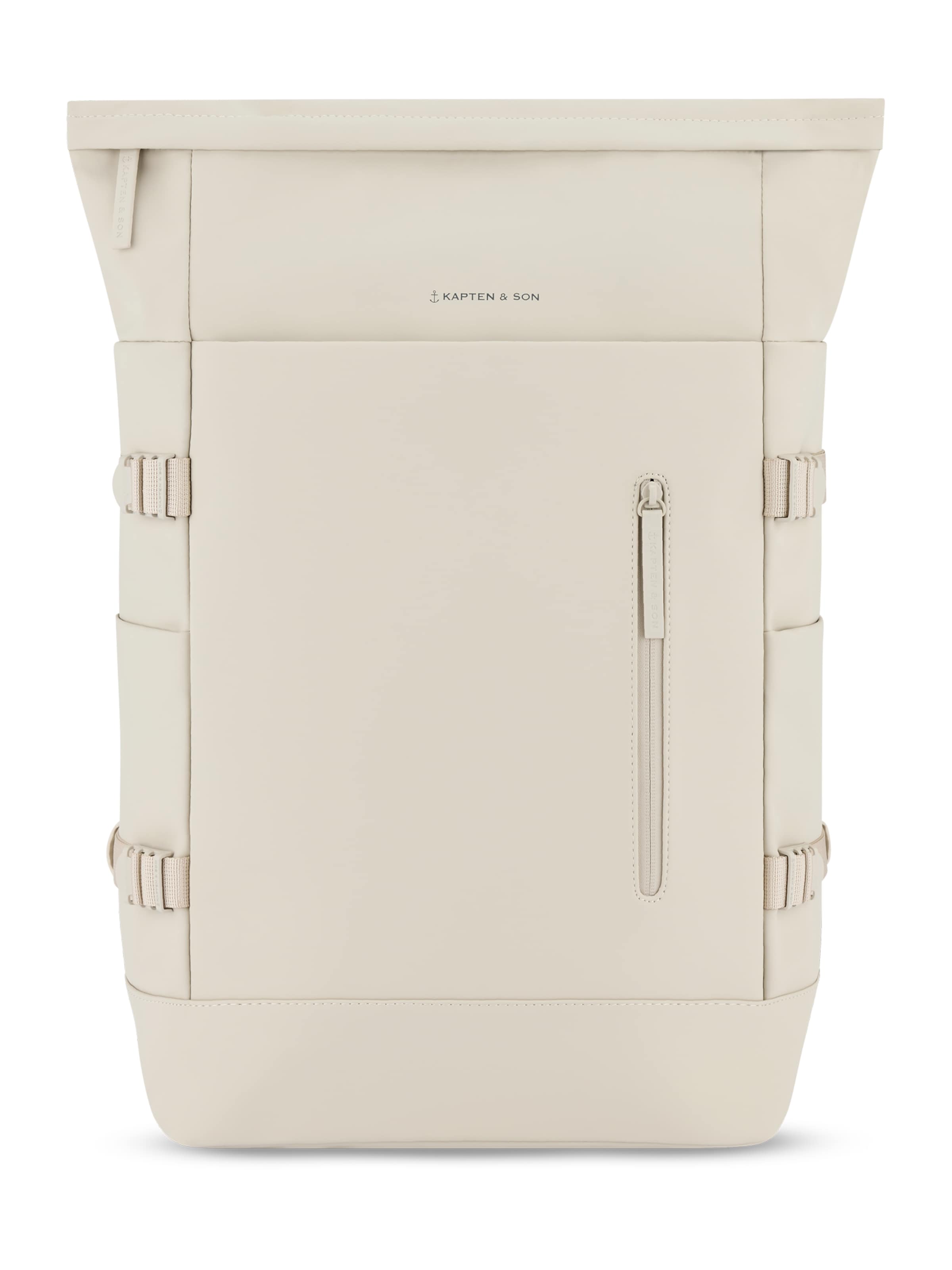 Kapten & Son Σακίδιο πλάτης 'Helsinki Pro' σε μπεζ: μπροστά
