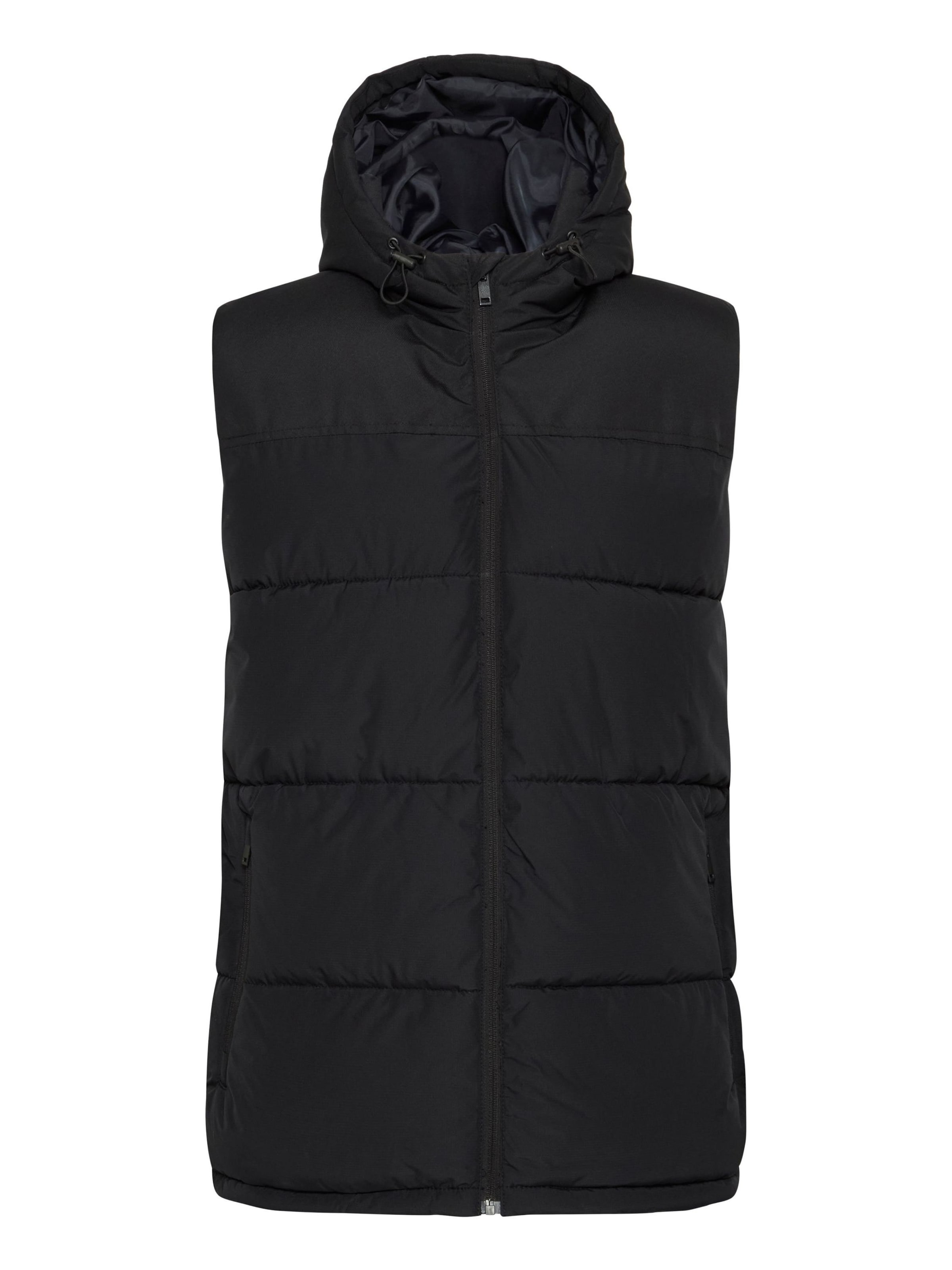 BLEND Vest ' HMBANK ' in Black: front