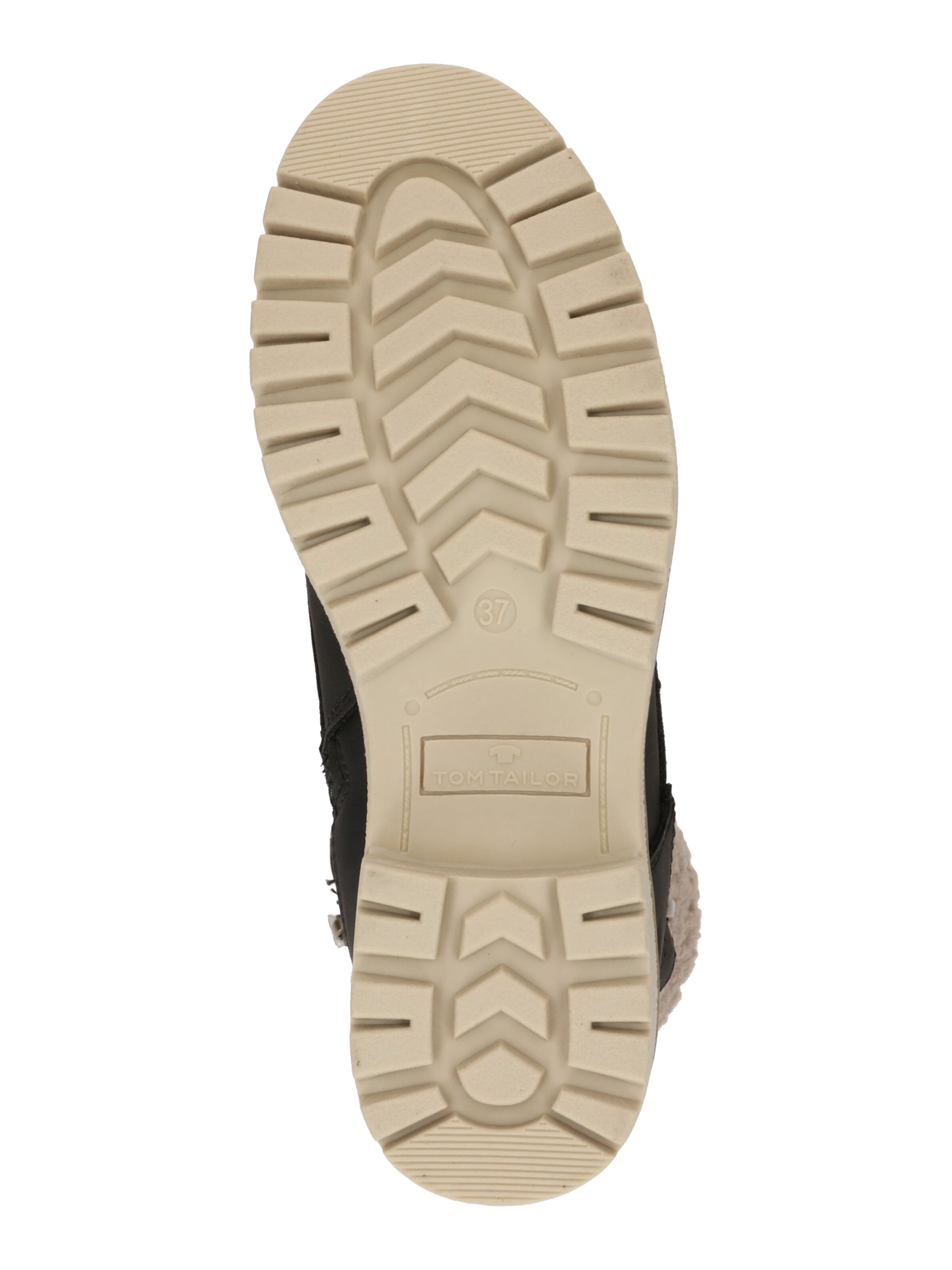 TOM TAILOR Ботинки на шнуровке в Черный