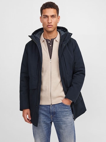Parka di mezza stagione di JACK & JONES in blu: frontale