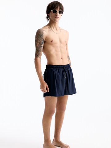 Pull&Bear Badeshorts i blå