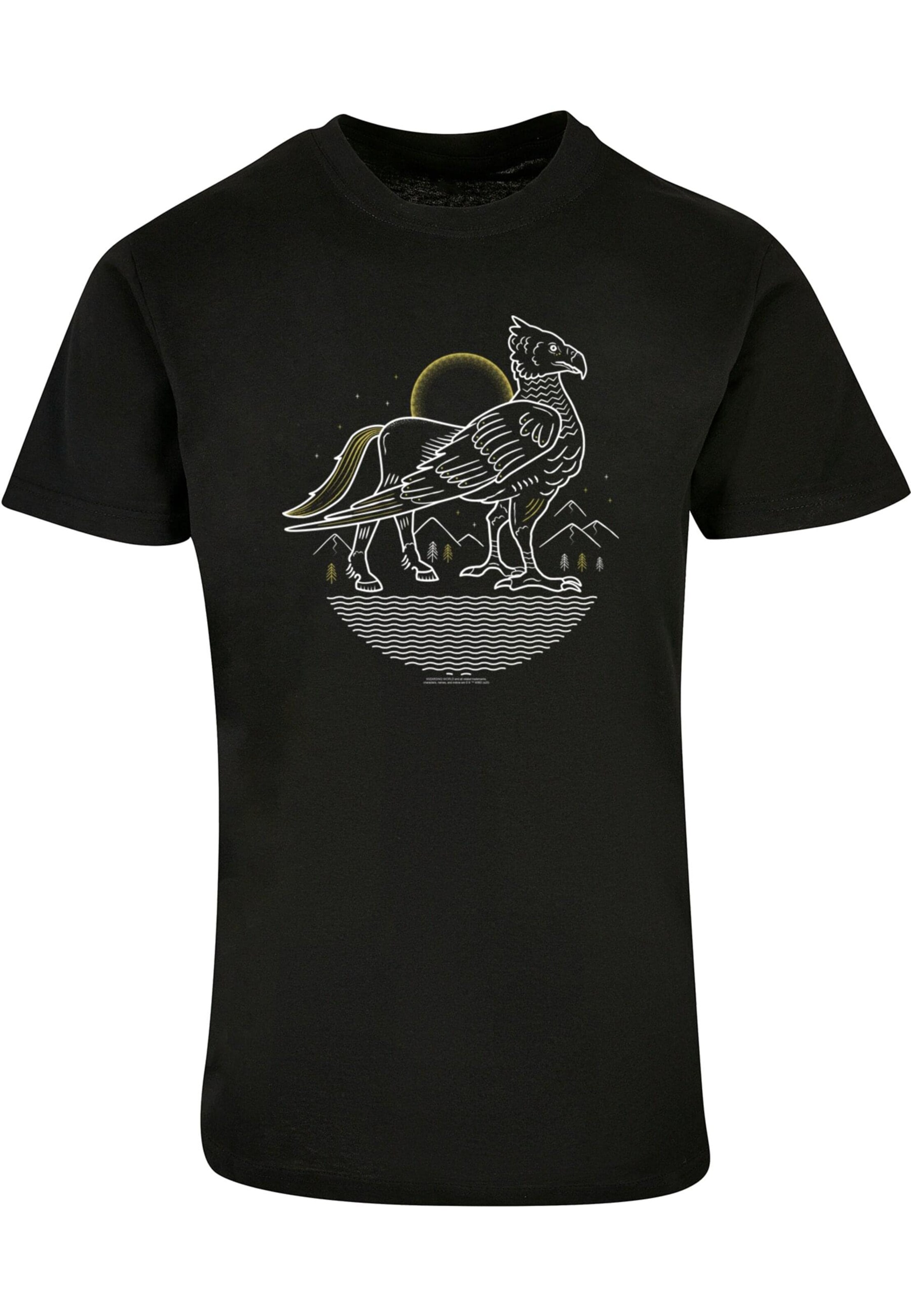 T-Shirt 'Harry Potter - Buckbeak' ABSOLUTE CULT en noir : devant