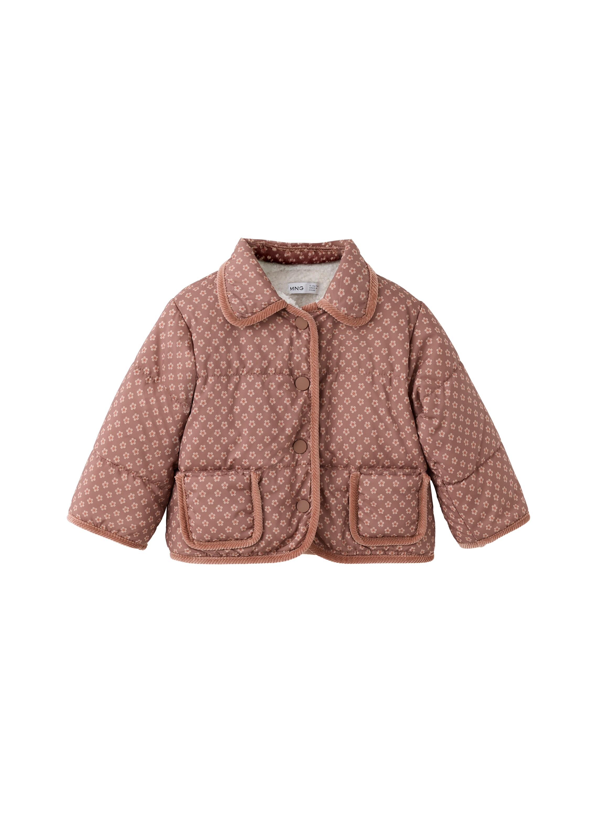 MANGO KIDS Jacke in Pink: Vorderseite