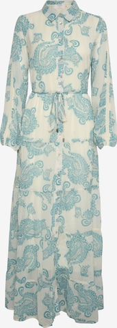 Cream Shirt dress 'Samira' in Blue: front