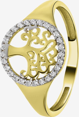 Lucardi Ring 'Klassisch' in Gold: predná strana