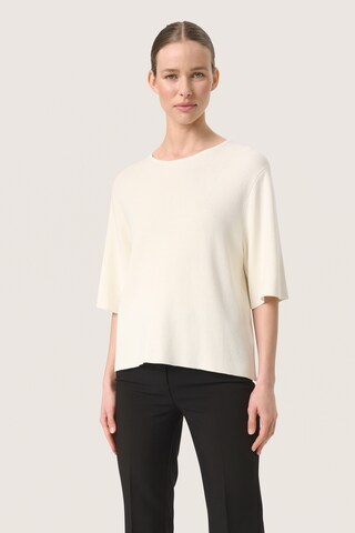 Pull-over 'Indianna' SOAKED IN LUXURY en beige : devant