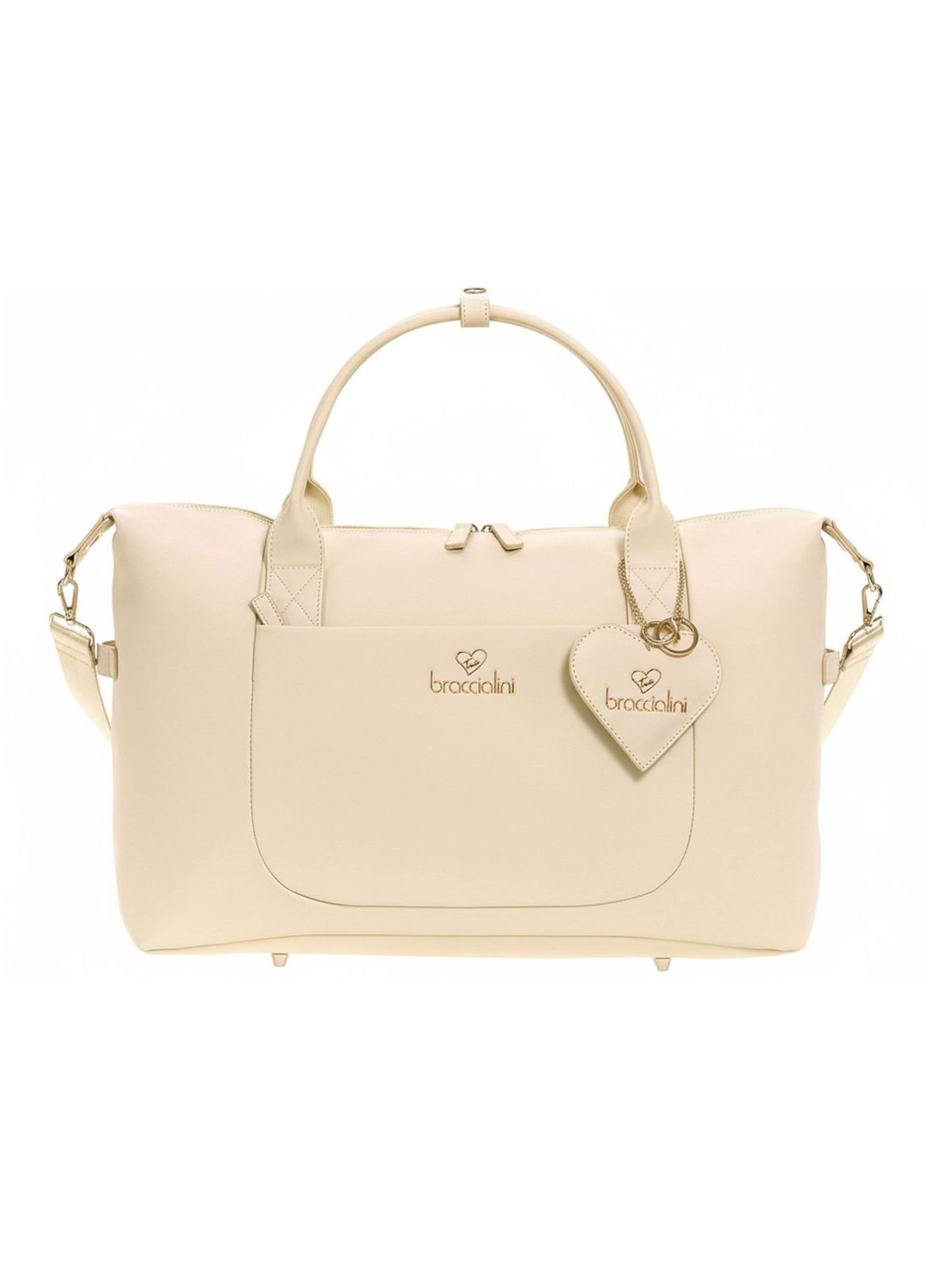Braccialini - Bolsa de viaje 'Ariel' en beige: frente