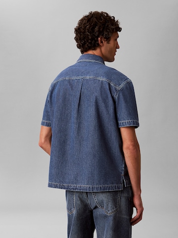 Calvin Klein Jeans Regular fit Overhemd in Blauw