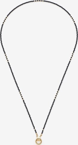 LEONARDO Necklace in Black: front