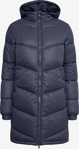 Oxmo Winter Coat 'Tabata' in Blue: front