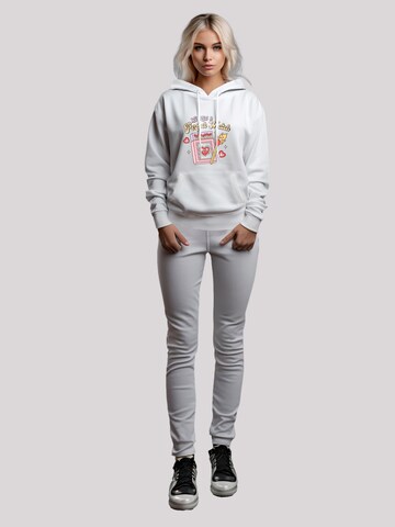 Sweat-shirt 'We Are A Perfect Match Love' F4NT4STIC en blanc