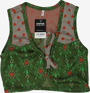 Blutsgeschwister Weste S in Grün: Vorderseite