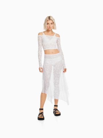 Haut Bershka en blanc