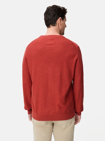 CAMEL ACTIVE Strickpullover aus reiner Baumwolle in Rot