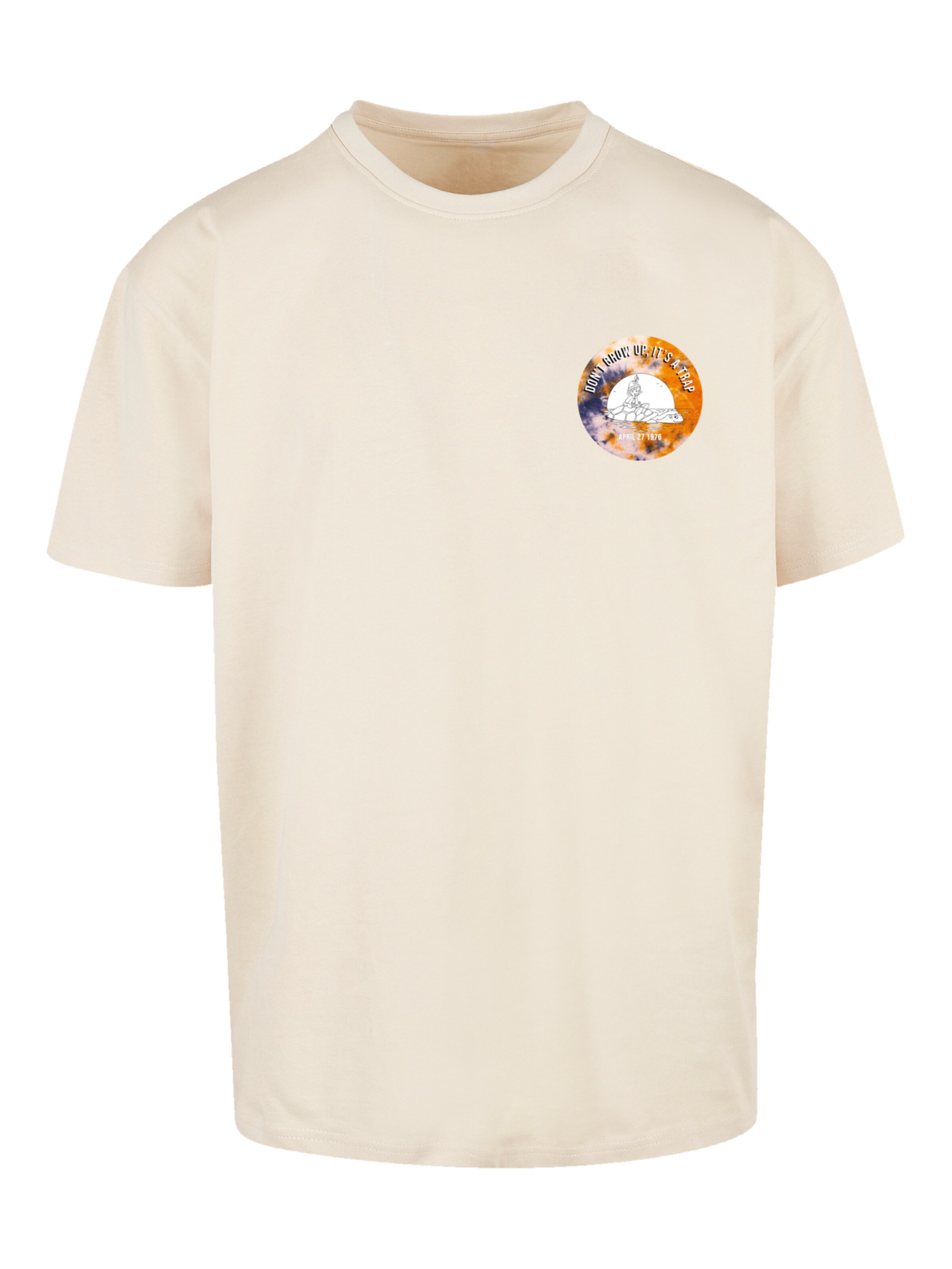 F4NT4STIC Shirt 'Heroes of Childhood Pinocchio Sundowner' in Beige: voorkant