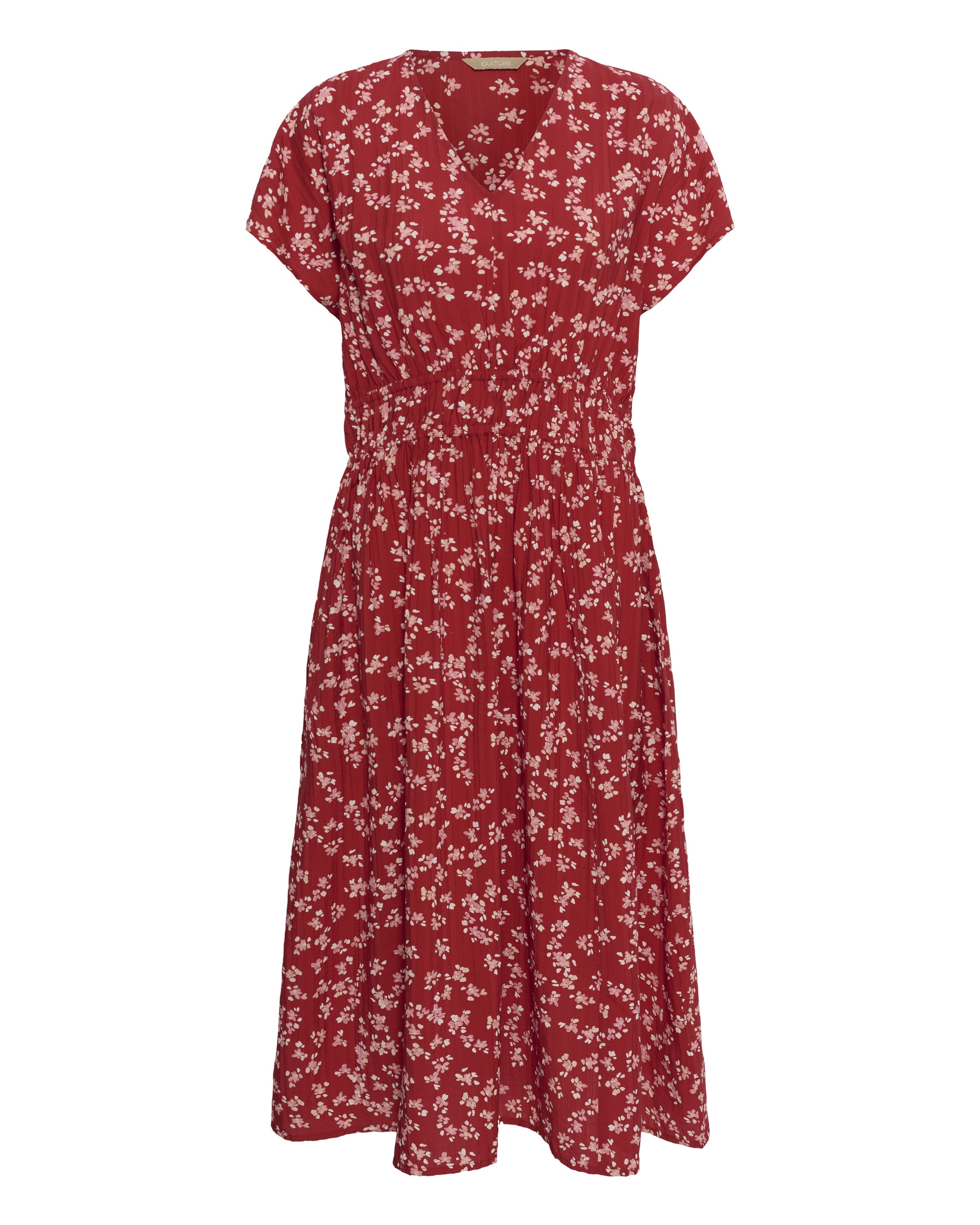 CULTURE Kjole 'CUpuglia Gally' i rød: forside
