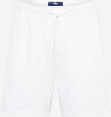 HOLLISTER - regular Pantalón en blanco: frente