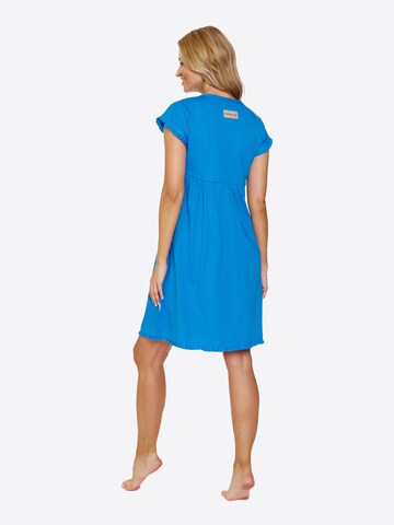 Doctor nap Nachthemd 'Doctor Nap Damen Nachthemd' in Blau