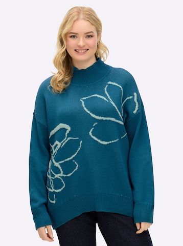 SHEEGO Pullover in Blau: Vorderseite