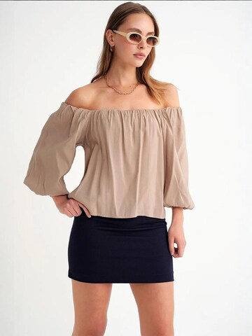 MixRay Blouse 'Blusen' in Brown: front