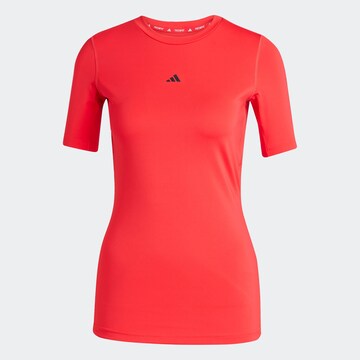 Maglia funzionale di ADIDAS PERFORMANCE in rosso: frontale