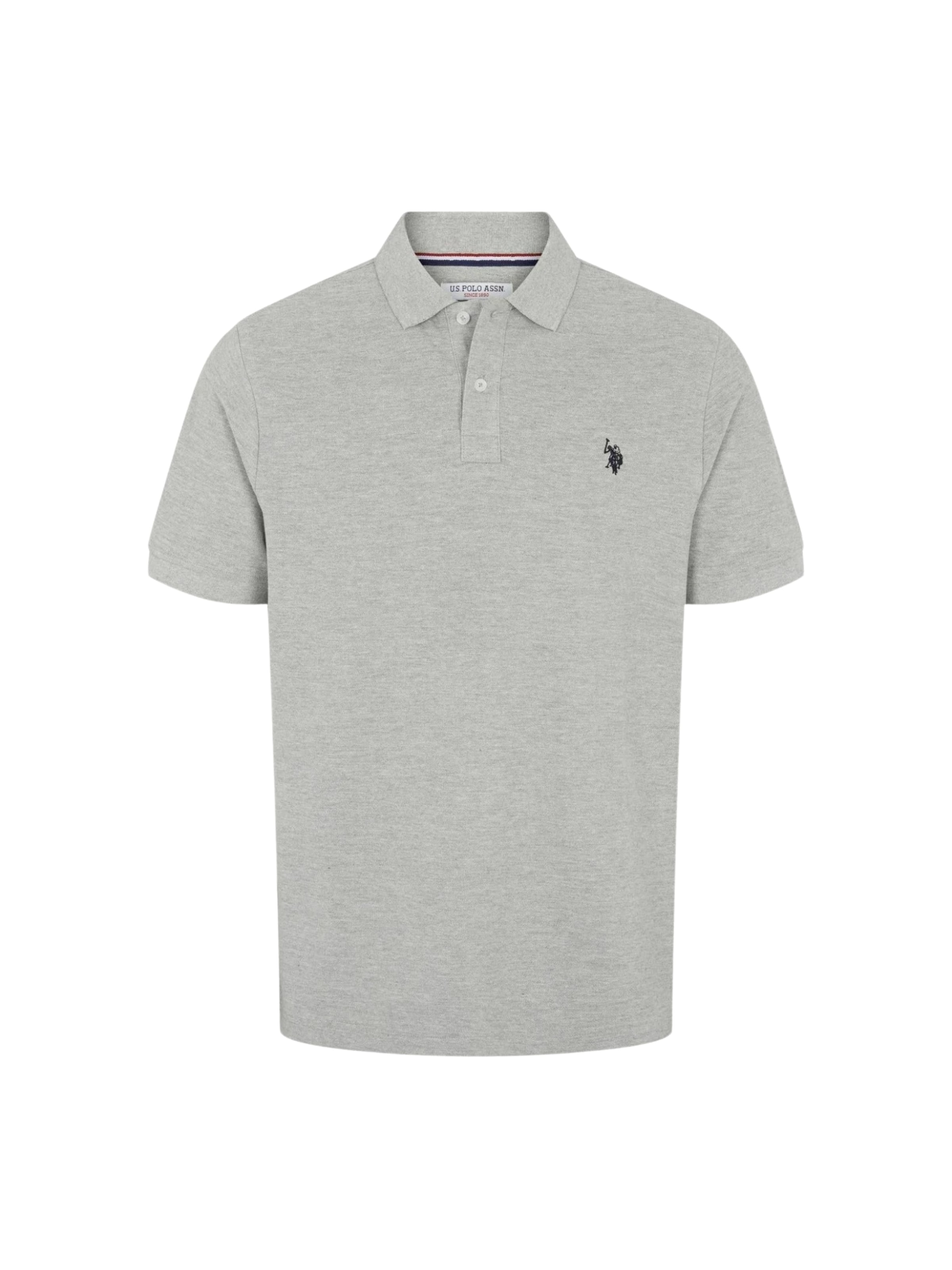 U.S. POLO ASSN. Overhemd 'Alfred' in Grijs: voorkant