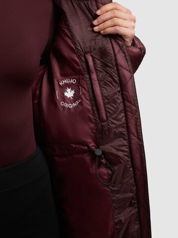 khujo Wintermantel 'Zinnia' in Rot