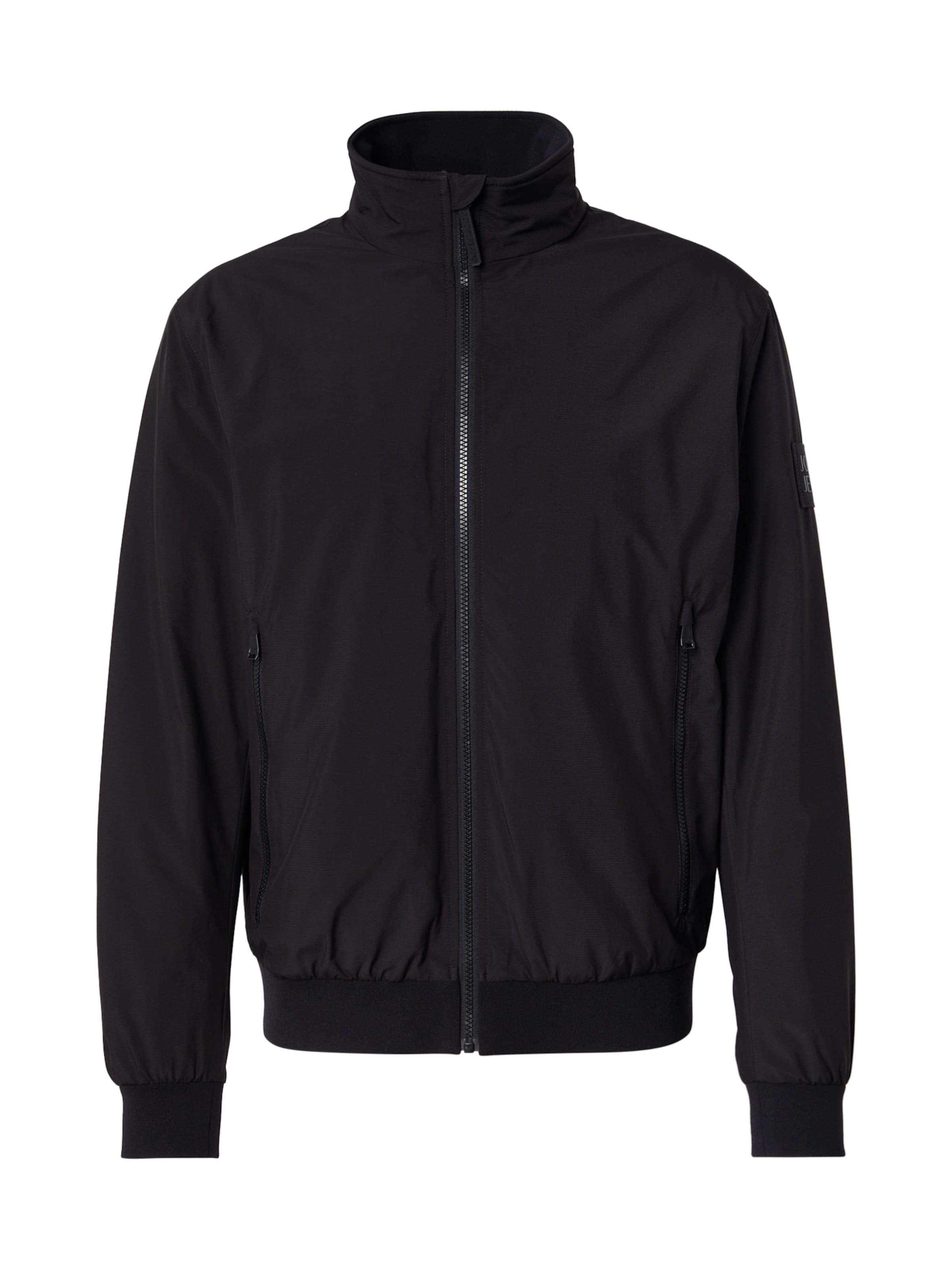 JOOP! Jeans Демисезонная куртка 'Spencer' в Черный: спереди