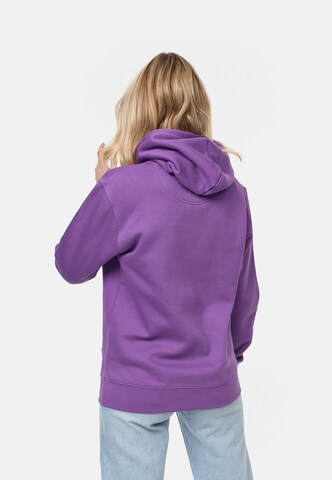 Sweat-shirt smiler. en violet