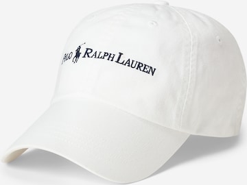 Șapcă de la Polo Ralph Lauren pe alb: față