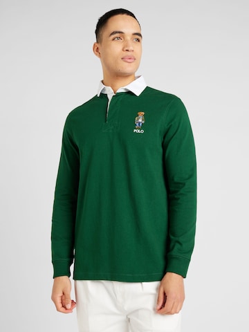 Tricou de la Polo Ralph Lauren pe verde: față